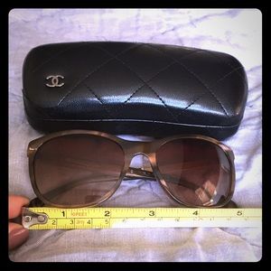 Authentic Vintage Chanel Cat Eye Sunglasses & Case